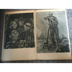 Henri Pieck: "Buchenwald" Tekeningen uit concentratiekamp.