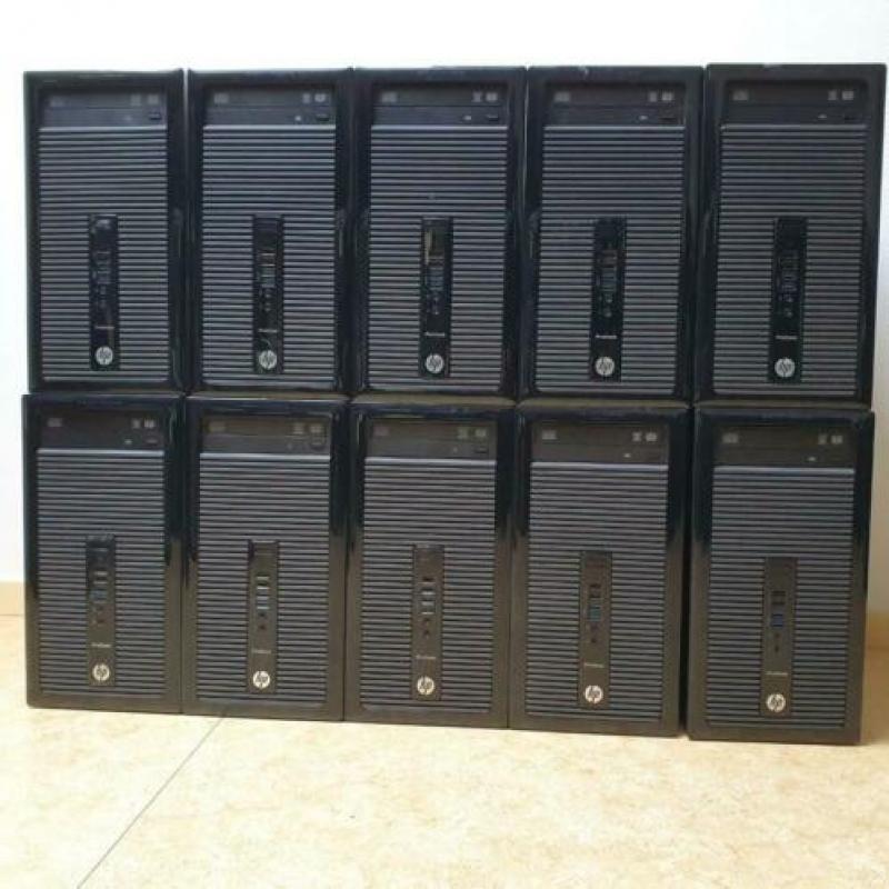 Partij HP 10 x i3 4de Gen Incl Hd’s 4 Gb Ram 500GB HDD