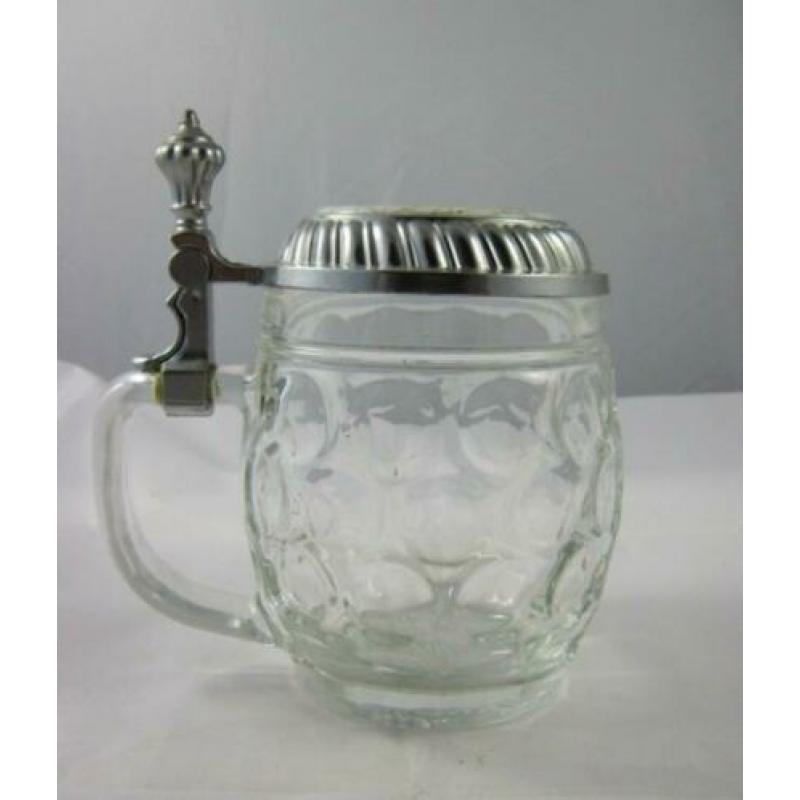Bierkruik Bierpul glas met deksel - Grutto (7183-7)