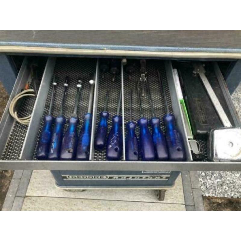 Gedore gereedschapswagen gereedschapskar veel gereedschap