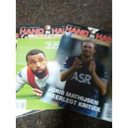 Boekjes van feyenoord hand in hand vanaf 1997 t/m 2018