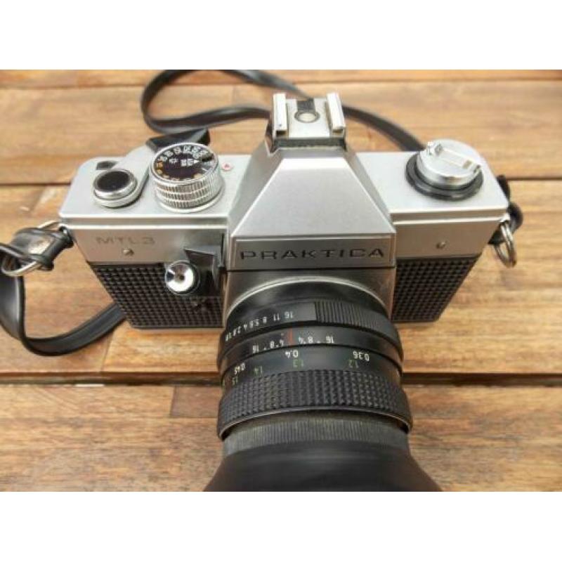 Praktica mtl3 met pentacon lens spiegel reflex camera fototo