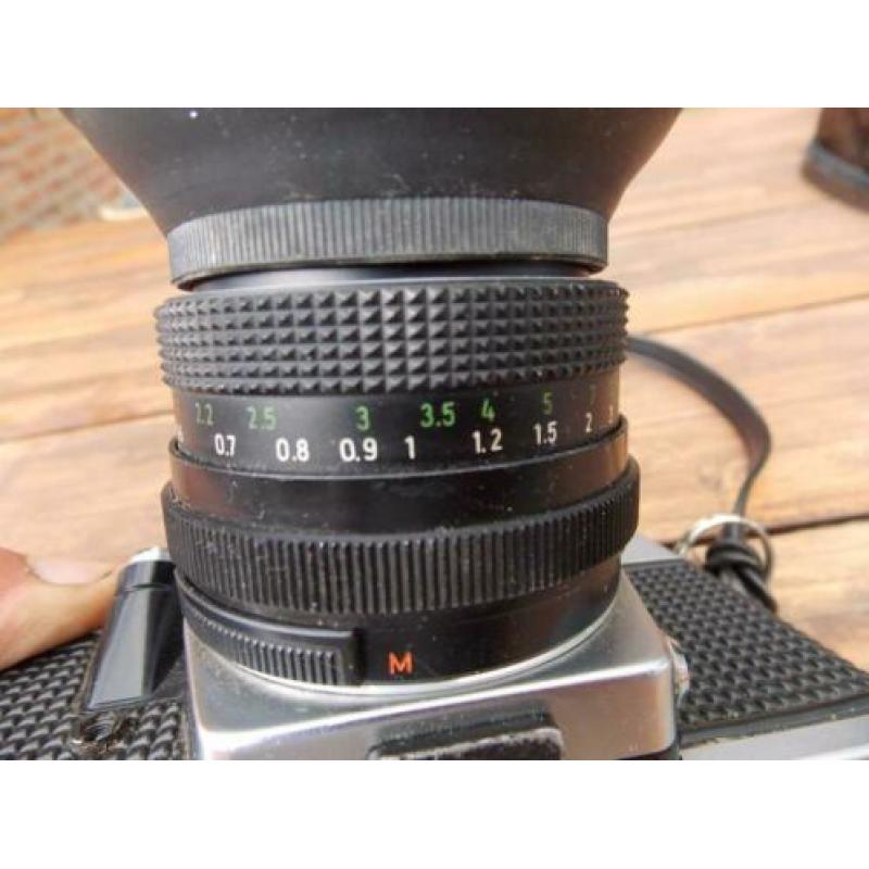 Praktica mtl3 met pentacon lens spiegel reflex camera fototo