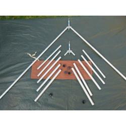 Mostert Apex A-stok 152 tot 170 cm hoog tent bijzettent trek