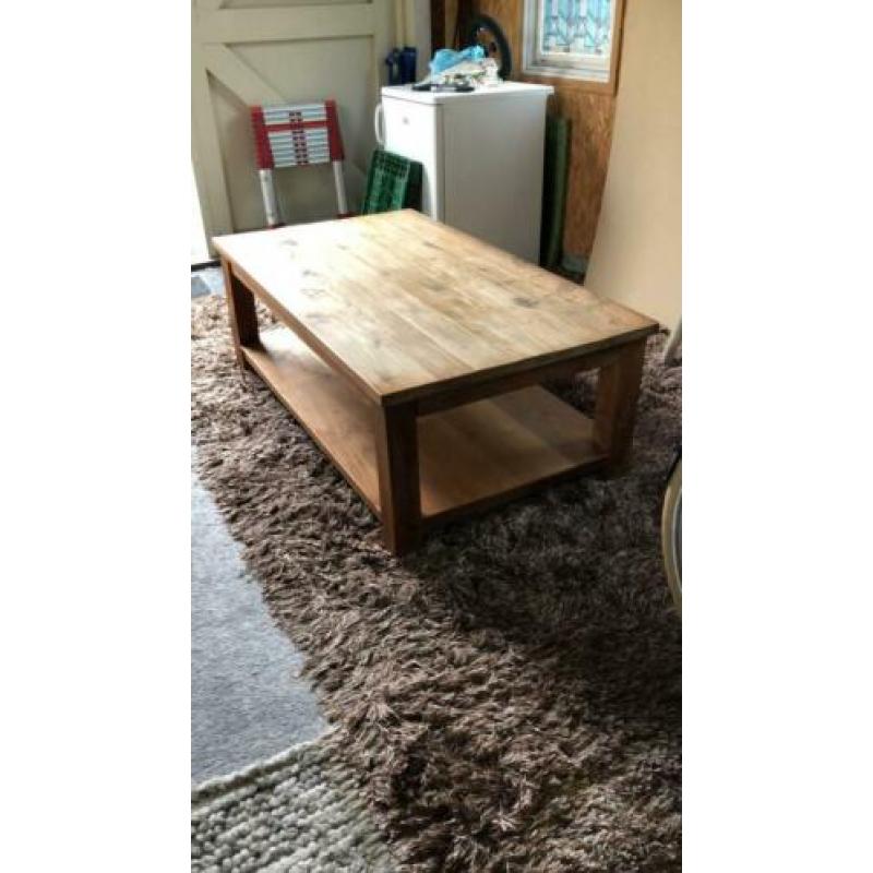 Mooie teak houten tafel 140x80