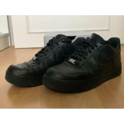 Nike air force 1 zwart 43