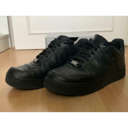 Nike air force 1 zwart 43
