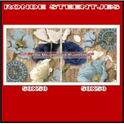 Full-Volledig ? Diamond Painting Bloem 2x 50*50