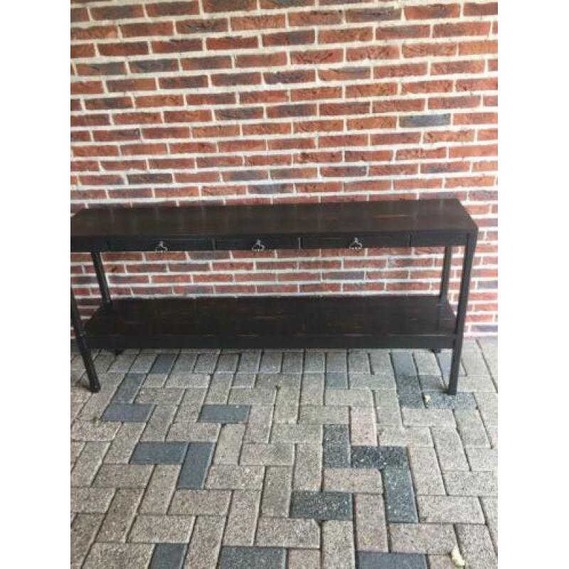 Sidetable merantie look , 3 lades