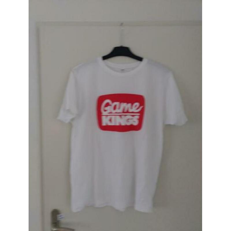 DARKSIDE gaaf addict shirt maat L en Game Kings in M.