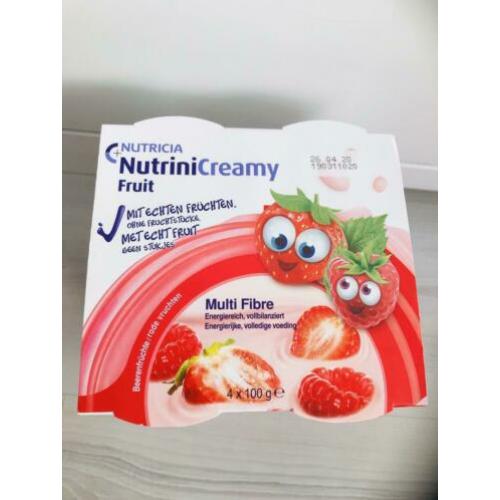 Nutricia Nutrini Creamy rode vruchten 4 pakken (16 stuks)
