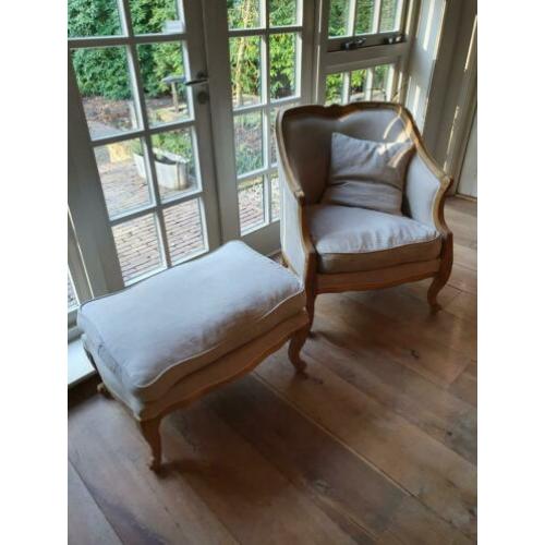 Lifestyle fauteuil + hocker