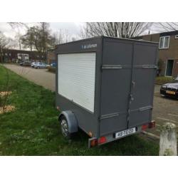 aanhangwagen met rolluiken