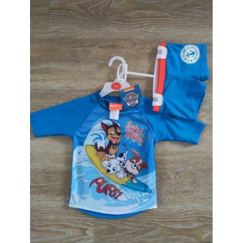 Nieuwe paw patrol zwemset 5 jaar