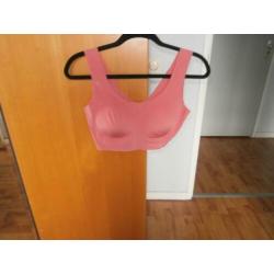 Fijne Sloggi Bralettes naadloos mt L mint en zalm i.g.s.