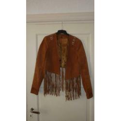 goosekraft, leren jas, ibiza, bohemian, jas, leer
