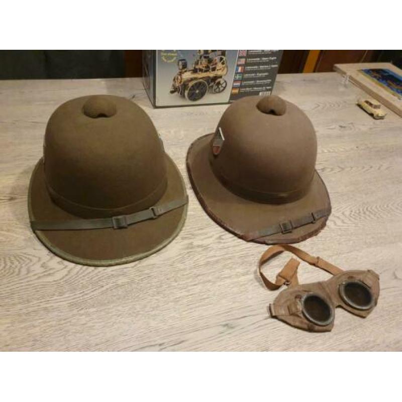 2x dak afrikakorps helm heerorgineel