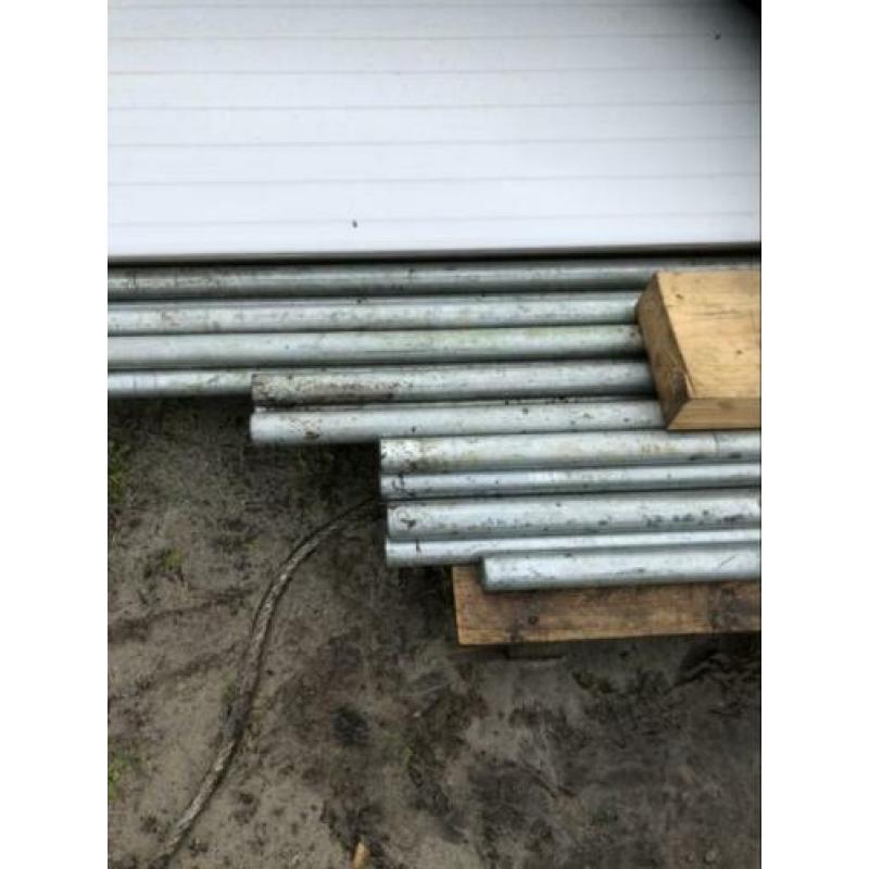 Stalen steigerbuis en koppelingen-reclame frame etc. 42,2 mm