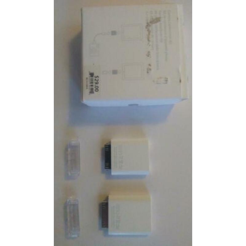 iPad connection kit, oud model.
