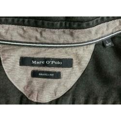 Antracite/zwart overhemd shaped fit Marc O'Polo maat L