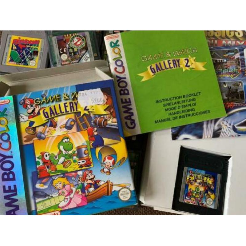 23 Nintendo GameBoy games ! Color Advance, CIB compleet los