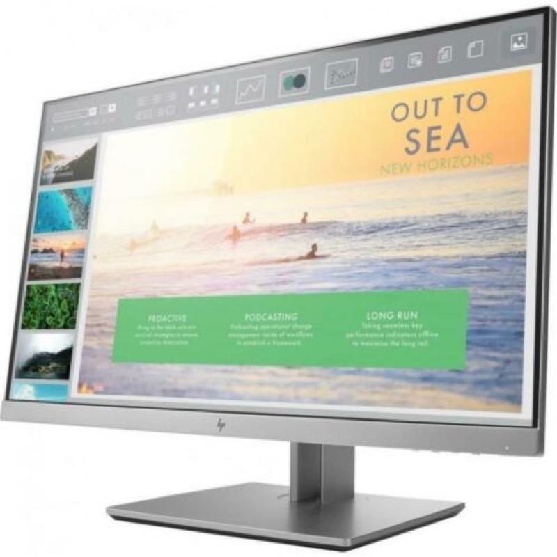 HP EliteDisplay E233, 23" Full HD Monitor 1920x1080 IPS-Ref