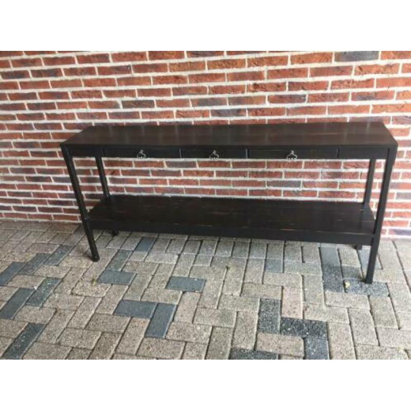Sidetable merantie look , 3 lades