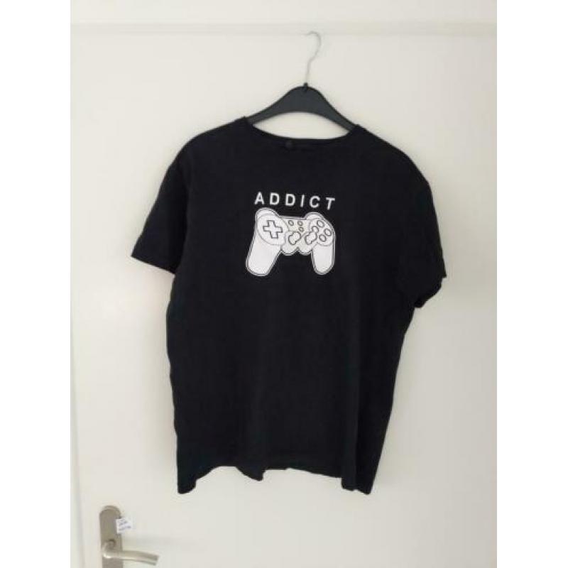 DARKSIDE gaaf addict shirt maat L en Game Kings in M.
