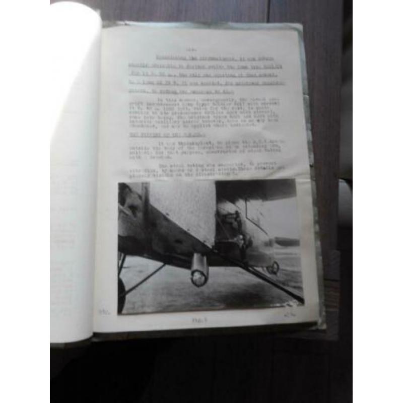 promotie folder PHilips aviationlamp vliegtuig 1928