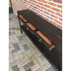 Sidetable merantie look , 3 lades