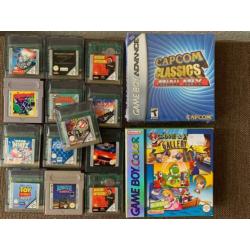 23 Nintendo GameBoy games ! Color Advance, CIB compleet los