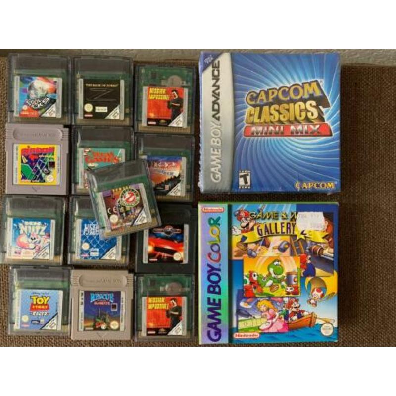 23 Nintendo GameBoy games ! Color Advance, CIB compleet los
