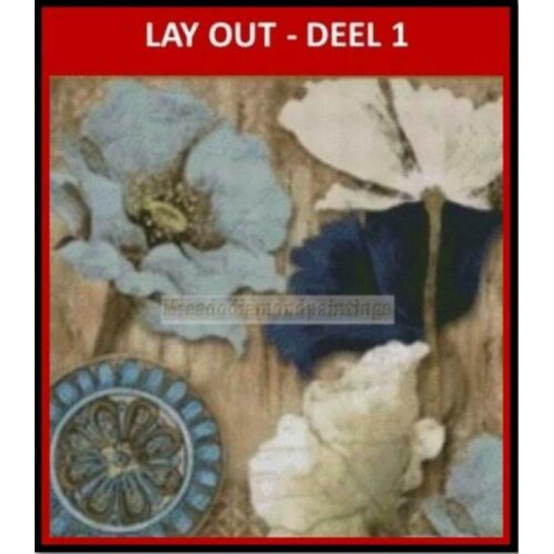 Full-Volledig ? Diamond Painting Bloem 2x 50*50