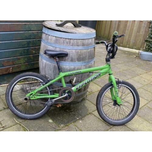 Stoere crossfiets groen