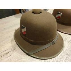 2x dak afrikakorps helm heerorgineel
