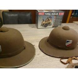 2x dak afrikakorps helm heerorgineel