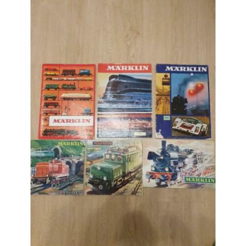 Märklin catalogussen eind jaren 60 en begin 70
