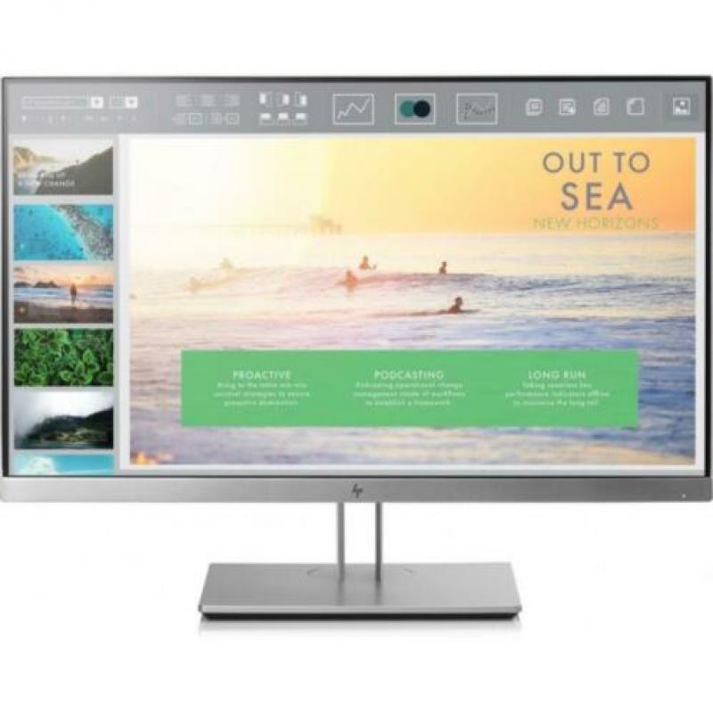 HP EliteDisplay E233, 23" Full HD Monitor 1920x1080 IPS-Ref