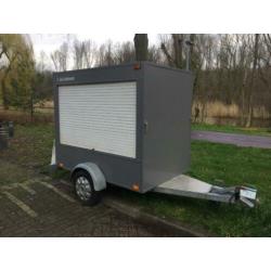 aanhangwagen met rolluiken