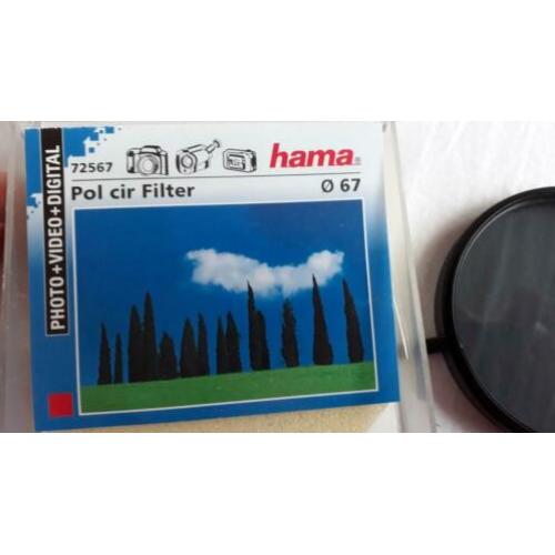 polarisatie en uv filter 67 mm