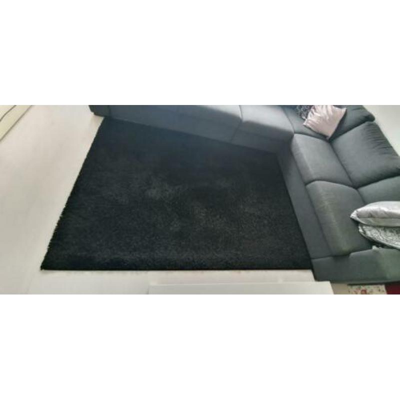 zwarte tapijt 160x230cm