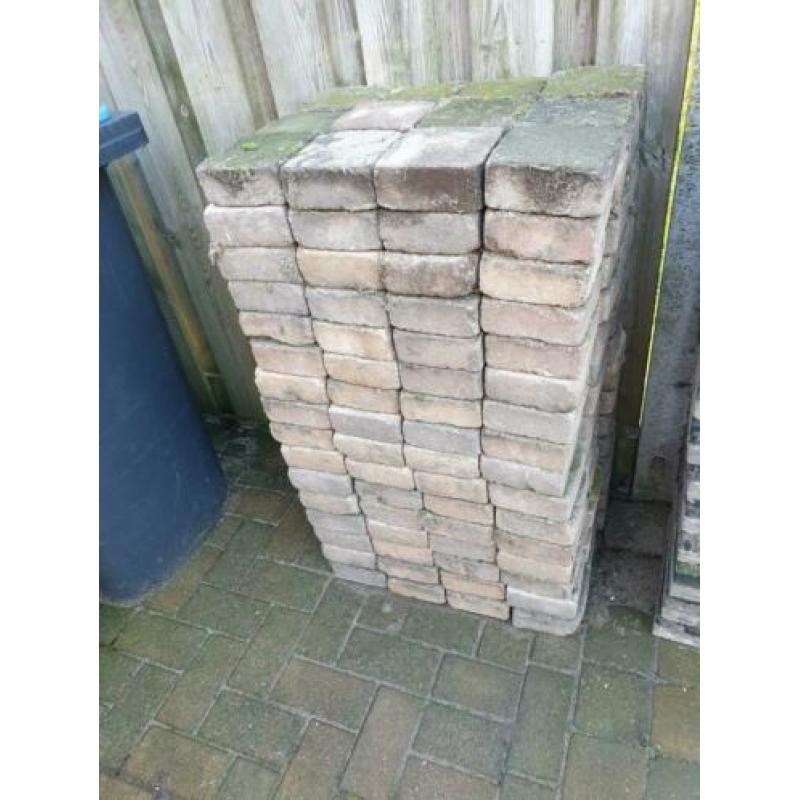 Trommelsteen bont 14 x 14 x 7 cm