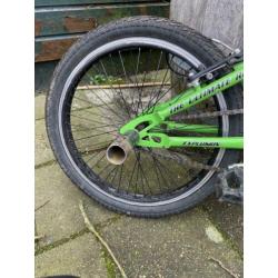 Stoere crossfiets groen