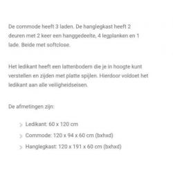 Complete babykamer Interbaby Palermo.