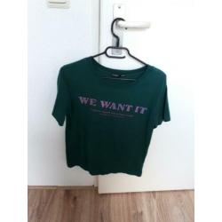 Diverse T-shirts in maat S €1; per stuk