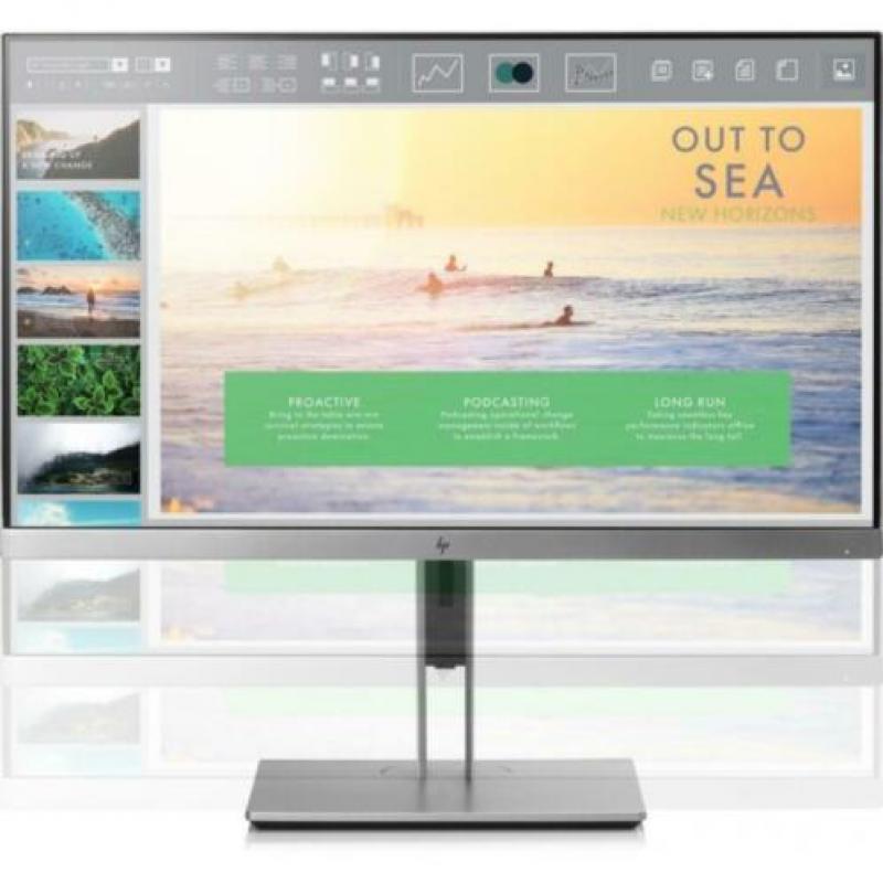 HP EliteDisplay E233, 23" Full HD Monitor 1920x1080 IPS-Ref