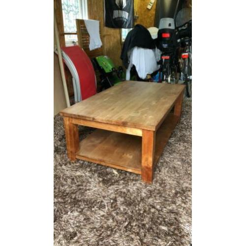 Mooie teak houten tafel 140x80