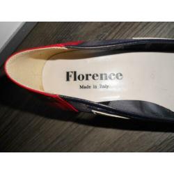 dames pumps rood-wit-blauw