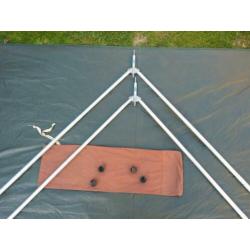 Mostert Apex A-stok 152 tot 170 cm hoog tent bijzettent trek