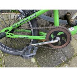 Stoere crossfiets groen